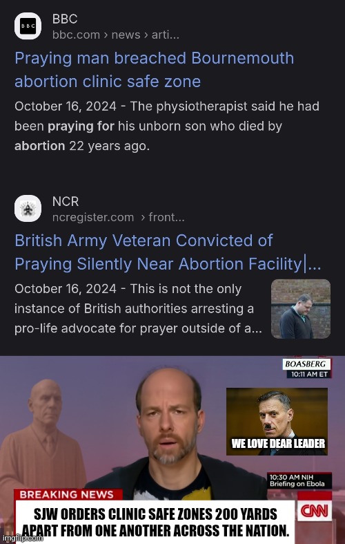 Supreme leader judge is at it again, silly judge | WE LOVE DEAR LEADER; SJW ORDERS CLINIC SAFE ZONES 200 YARDS APART FROM ONE ANOTHER ACROSS THE NATION. | image tagged in judge orders | made w/ Imgflip meme maker