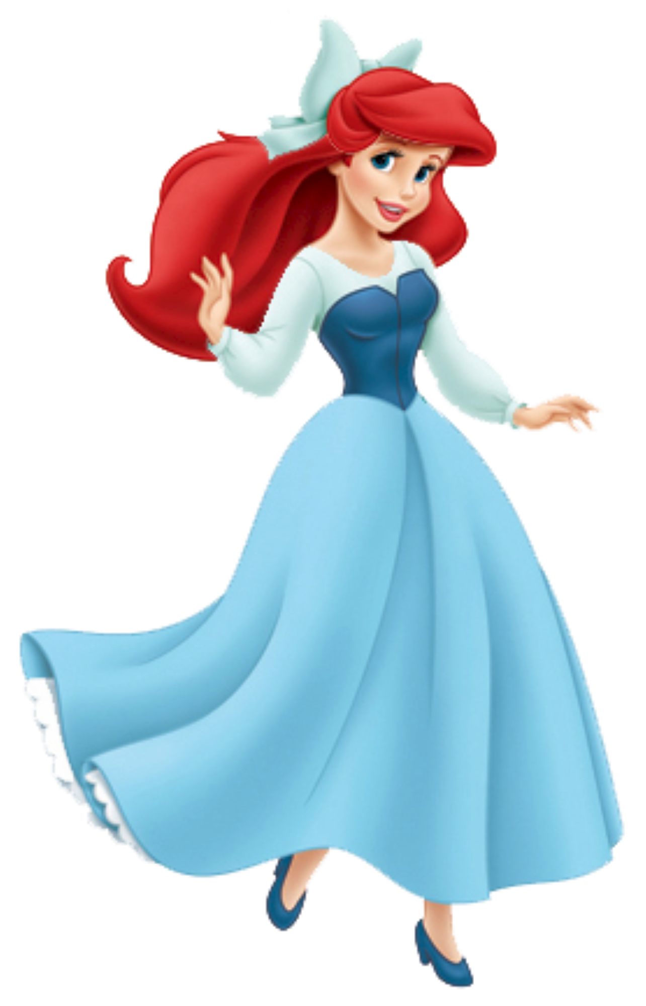 High Quality Ariel in her Peasant Dress Blank Meme Template