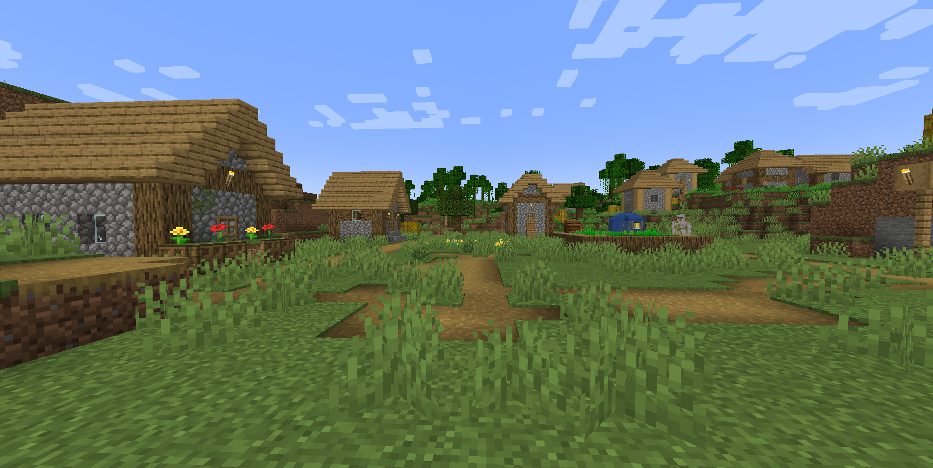 Minecraft Landscape Blank Meme Template
