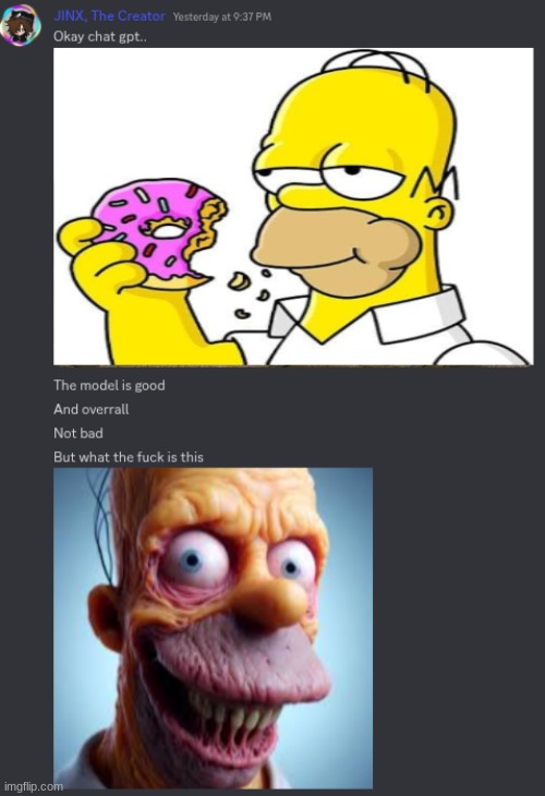 evil homer | made w/ Imgflip meme maker