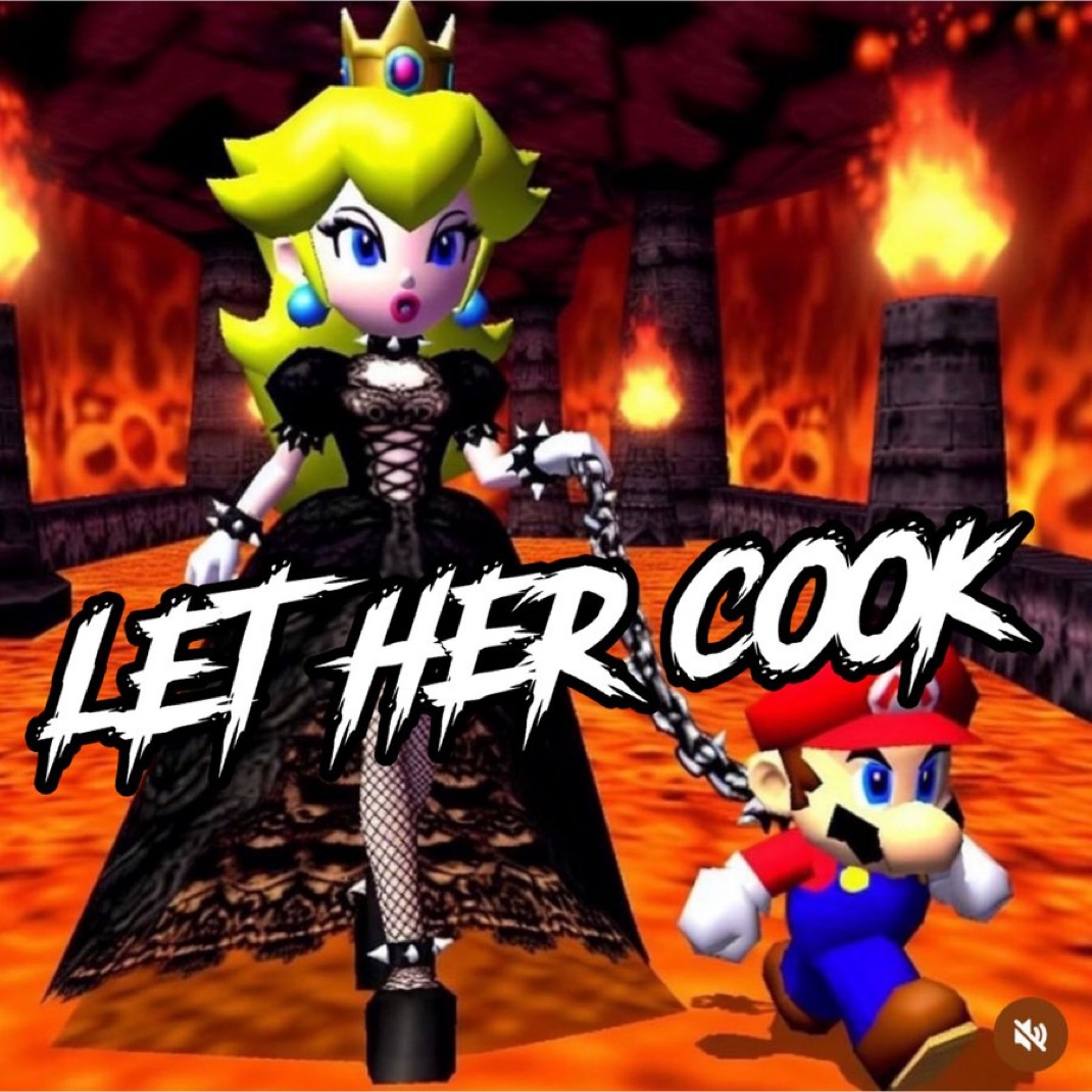 Let Her Cook Blank Meme Template