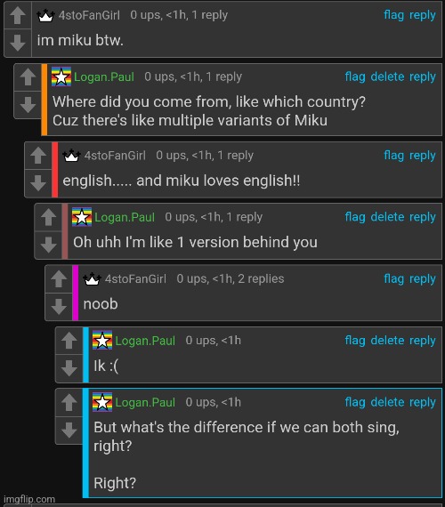 Yeah uhh They're a better Miku | made w/ Imgflip meme maker