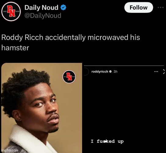 Roddy Ricch | made w/ Imgflip meme maker