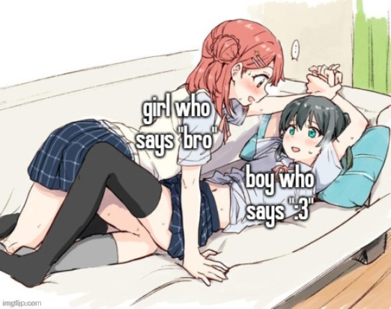 bro :3 | made w/ Imgflip meme maker