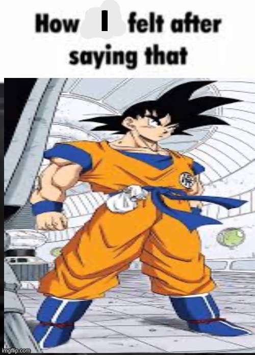 How bro felt after saying that | I | image tagged in how bro felt after saying that | made w/ Imgflip meme maker