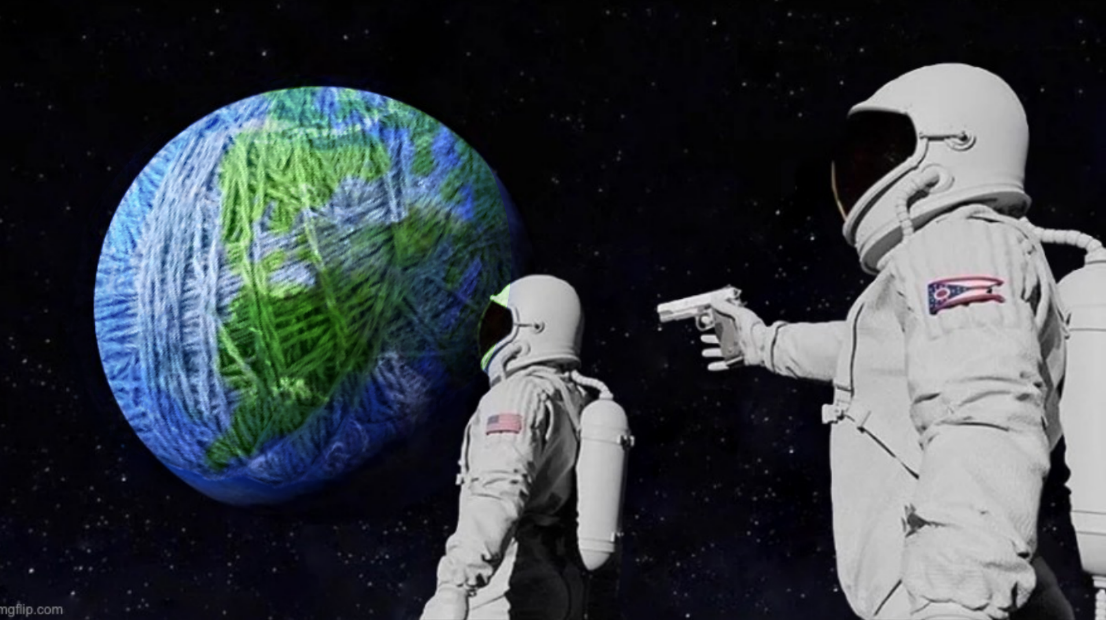 earth but crochet Blank Meme Template