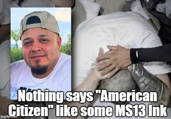 Nothing says "American Citizen" like some MS13 Ink | made w/ Imgflip meme maker
