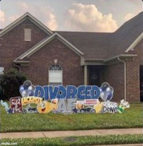 Divorced | image tagged in divorced | made w/ Imgflip meme maker