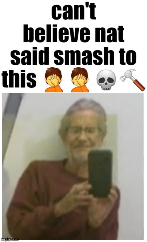 Can’t believe nat said smash to this | image tagged in can t believe nat said smash to this | made w/ Imgflip meme maker