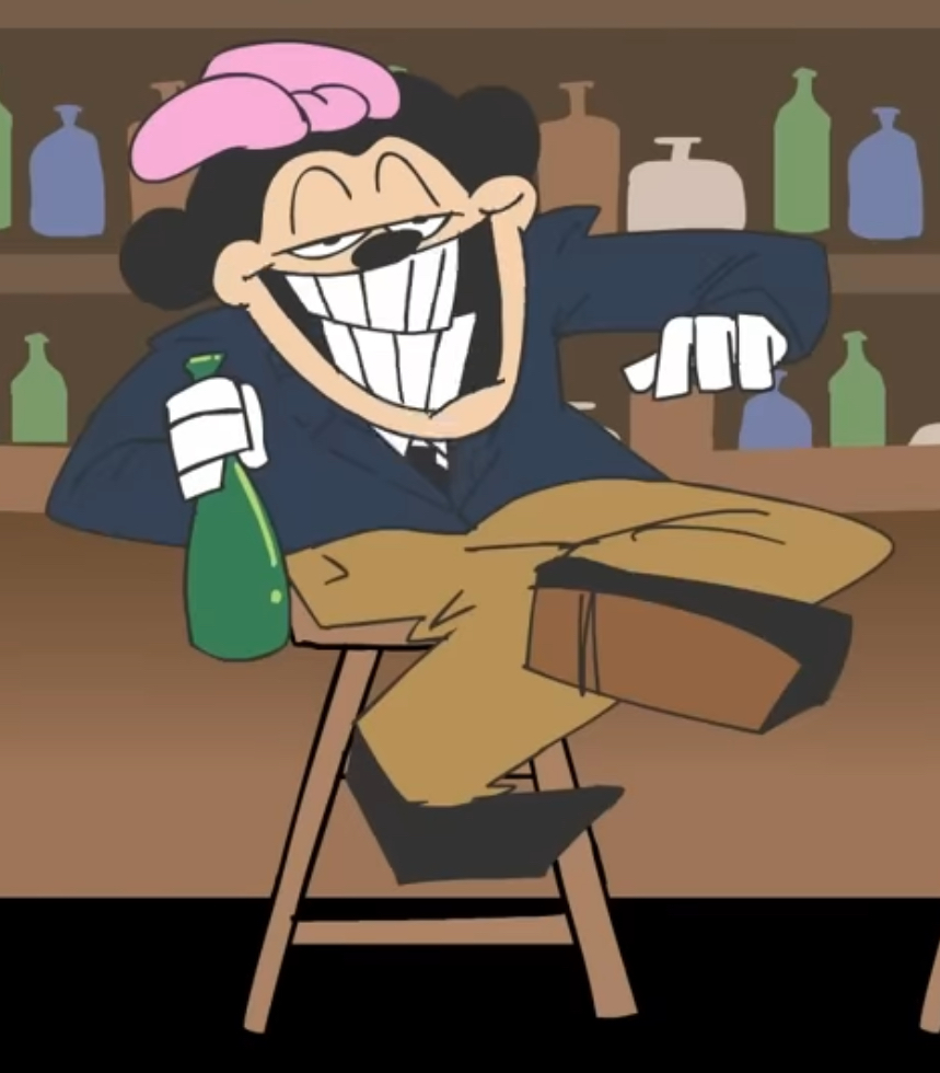 (Mokey’s Show) Momi in a suit Blank Meme Template