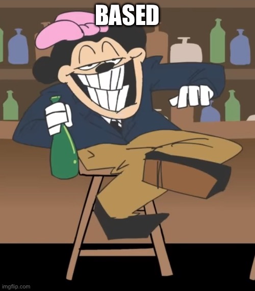 You’re Based | BASED | image tagged in mokey s show momi in a suit | made w/ Imgflip meme maker