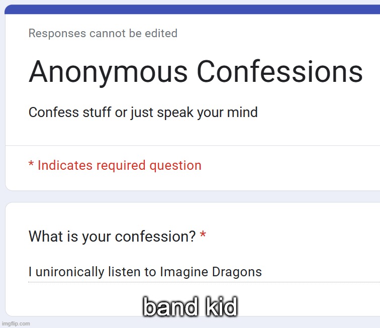 band kid | made w/ Imgflip meme maker