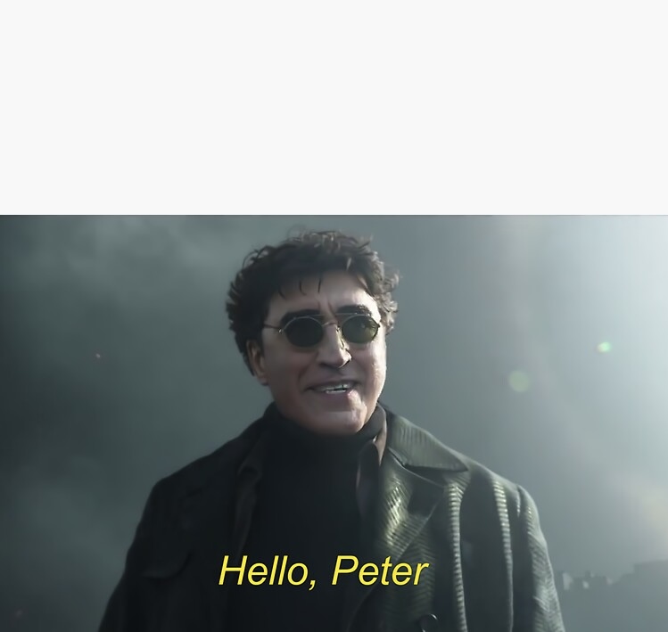 Hello Peter Blank Meme Template