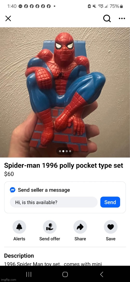 oh dear | image tagged in spiderman | made w/ Imgflip meme maker
