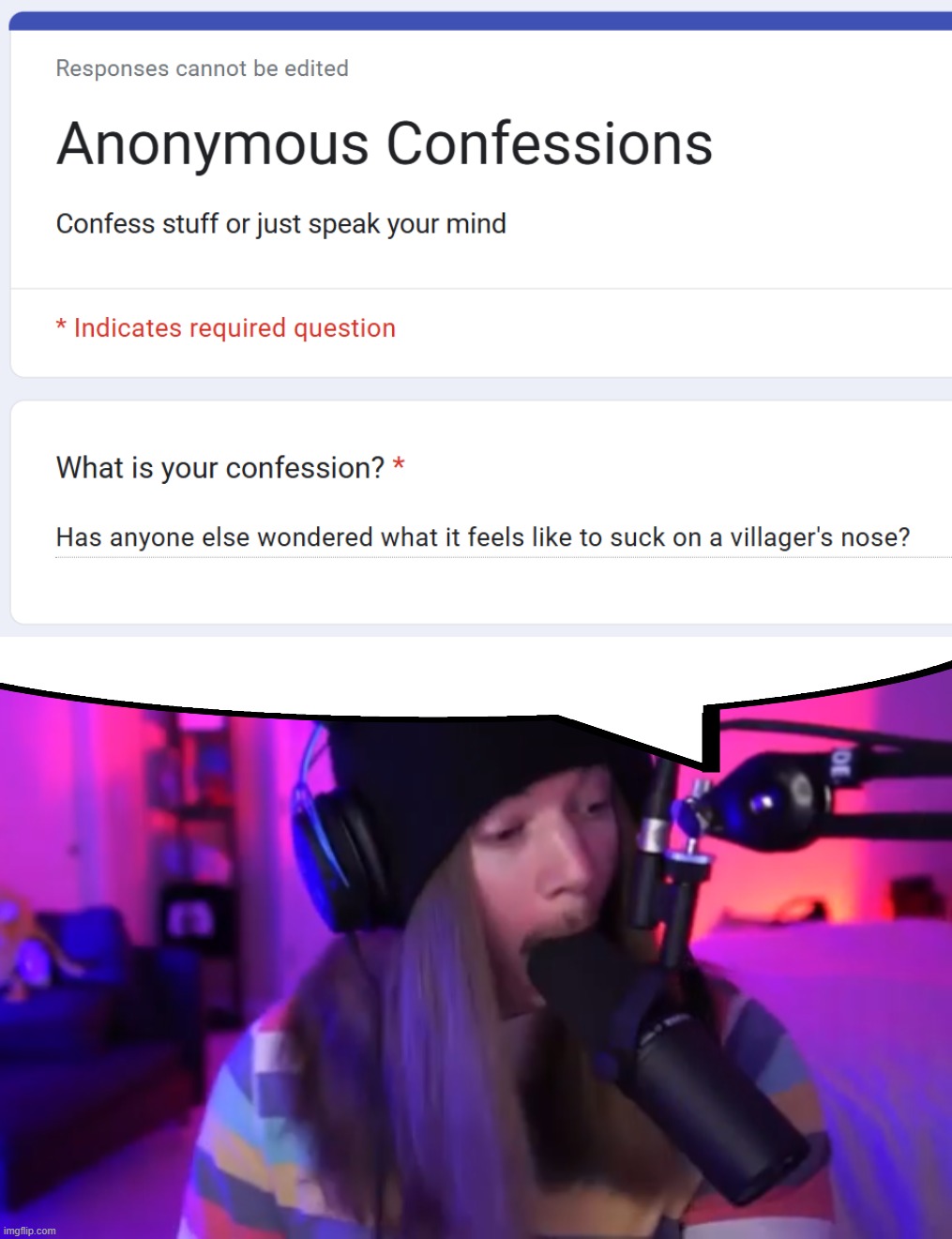 image tagged in jimmyhere eating mic | made w/ Imgflip meme maker