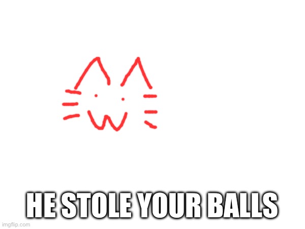 HE STOLE YOUR BALLS | made w/ Imgflip meme maker