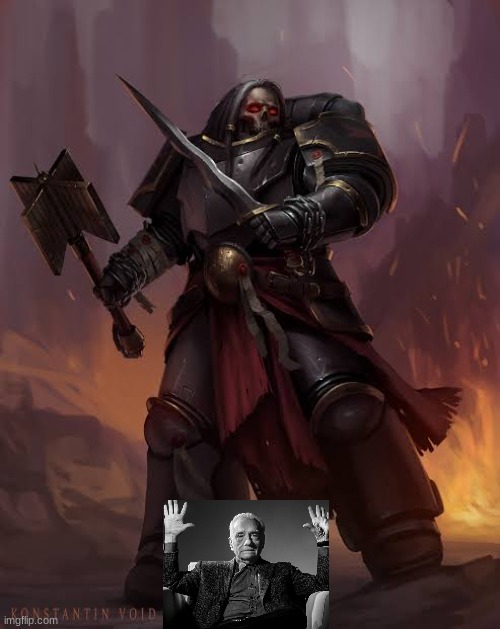 Black templar | image tagged in black templar | made w/ Imgflip meme maker