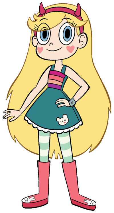 Star Butterfly in her edgar dress Blank Meme Template