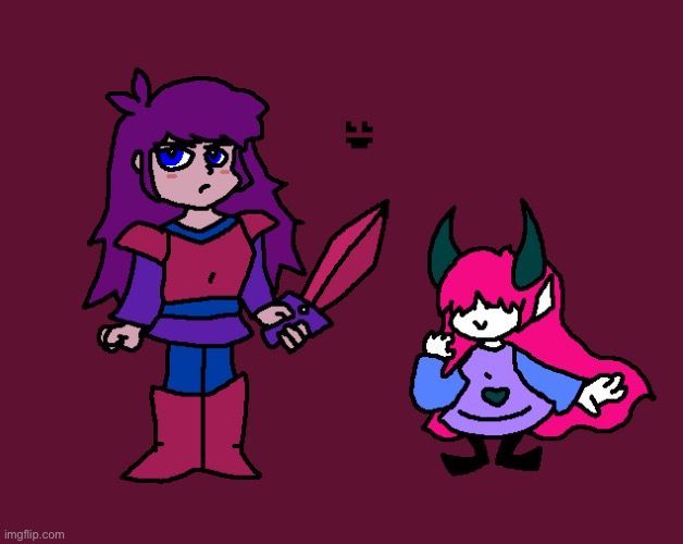 Maestro and Arla as adults | made w/ Imgflip meme maker