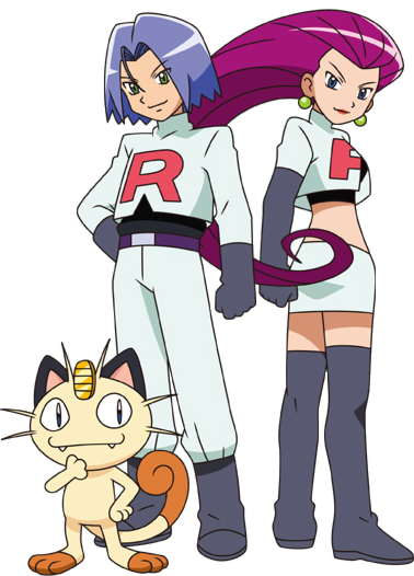 Team Rocket Trio 5 Blank Meme Template