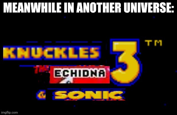 Knuckles & sonic | made w/ Imgflip meme maker