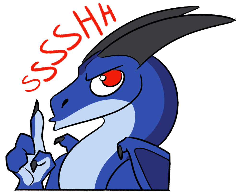 Shushing Dragon Blank Meme Template