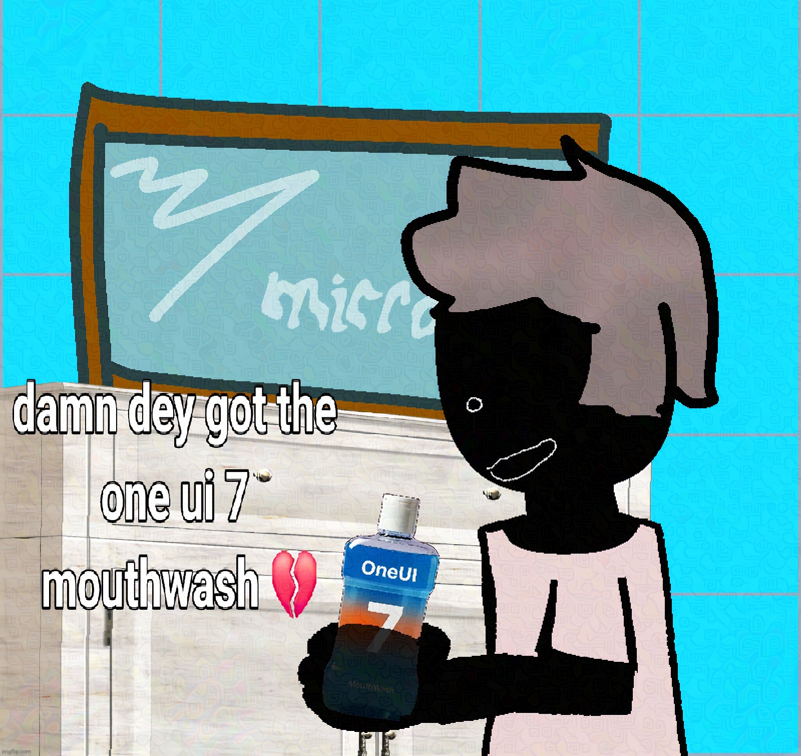 I'm fucking obsessed with this thing I drew | made w/ Imgflip meme maker