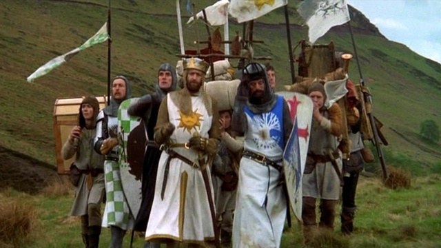 Monty Python World Banana Shaped Blank Meme Template