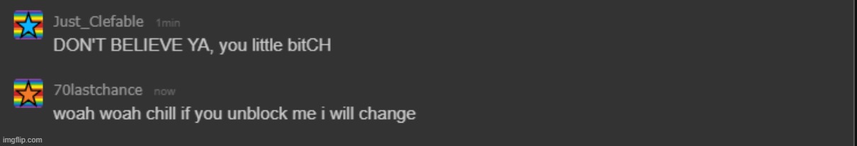 vro fr thinks i'mma forgive him | made w/ Imgflip meme maker