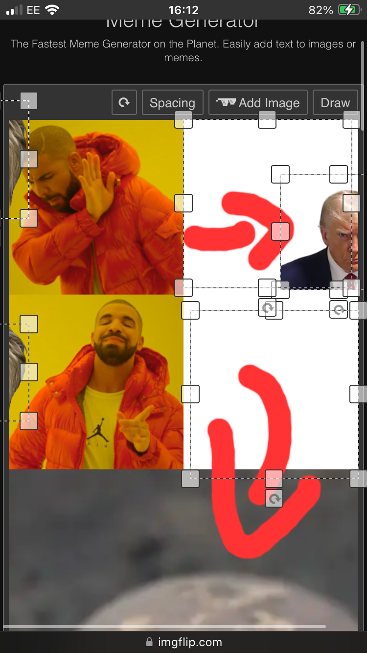 My opinion Blank Meme Template