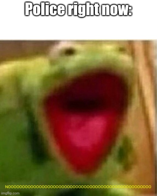 AHHHHHHHHHHHHH | Police right now: NOOOOOOOOOOOOOOOOOOOOOOOOOOOOOOOOOOOOOOOOOOOOOOOOOOO | image tagged in ahhhhhhhhhhhhh | made w/ Imgflip meme maker