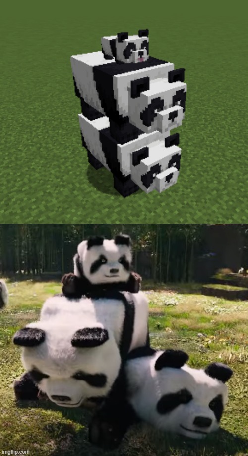 panda tower | made w/ Imgflip meme maker