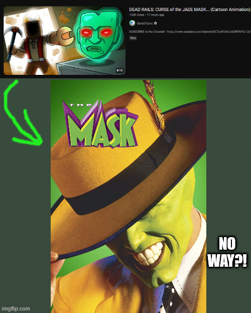 did they just reference one of the best movies of all time? | NO WAY?! | image tagged in gametoons | made w/ Imgflip meme maker