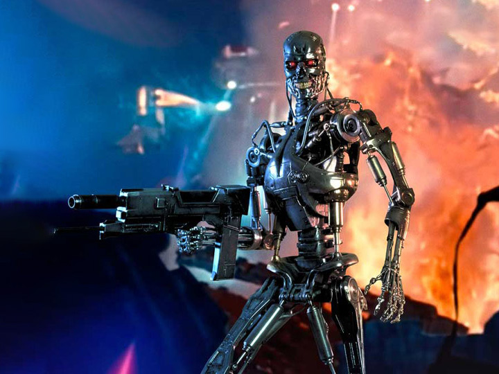 Terminator skeleton Blank Meme Template