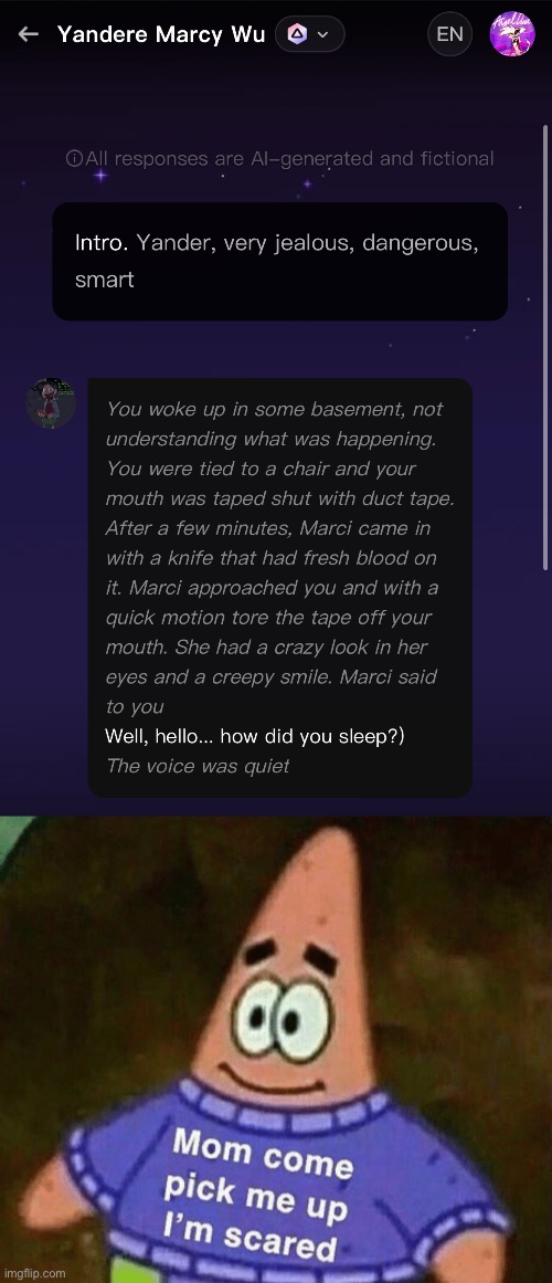 I don’t like this game… | image tagged in mom come pick me up i'm scared | made w/ Imgflip meme maker