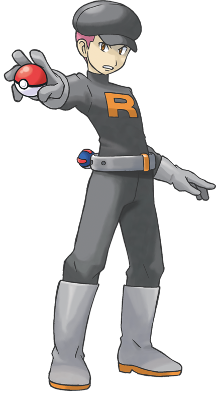 Team Rocket Grunt 2 (Male) Blank Meme Template