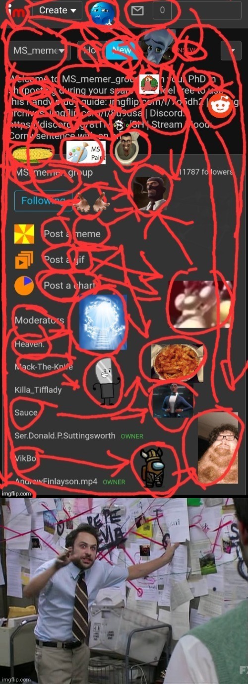 litteraly him | image tagged in charlie conspiracy always sunny in philidelphia | made w/ Imgflip meme maker