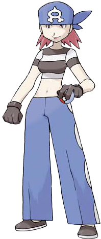 Team Aqua Grunt 2 (Female) Blank Meme Template