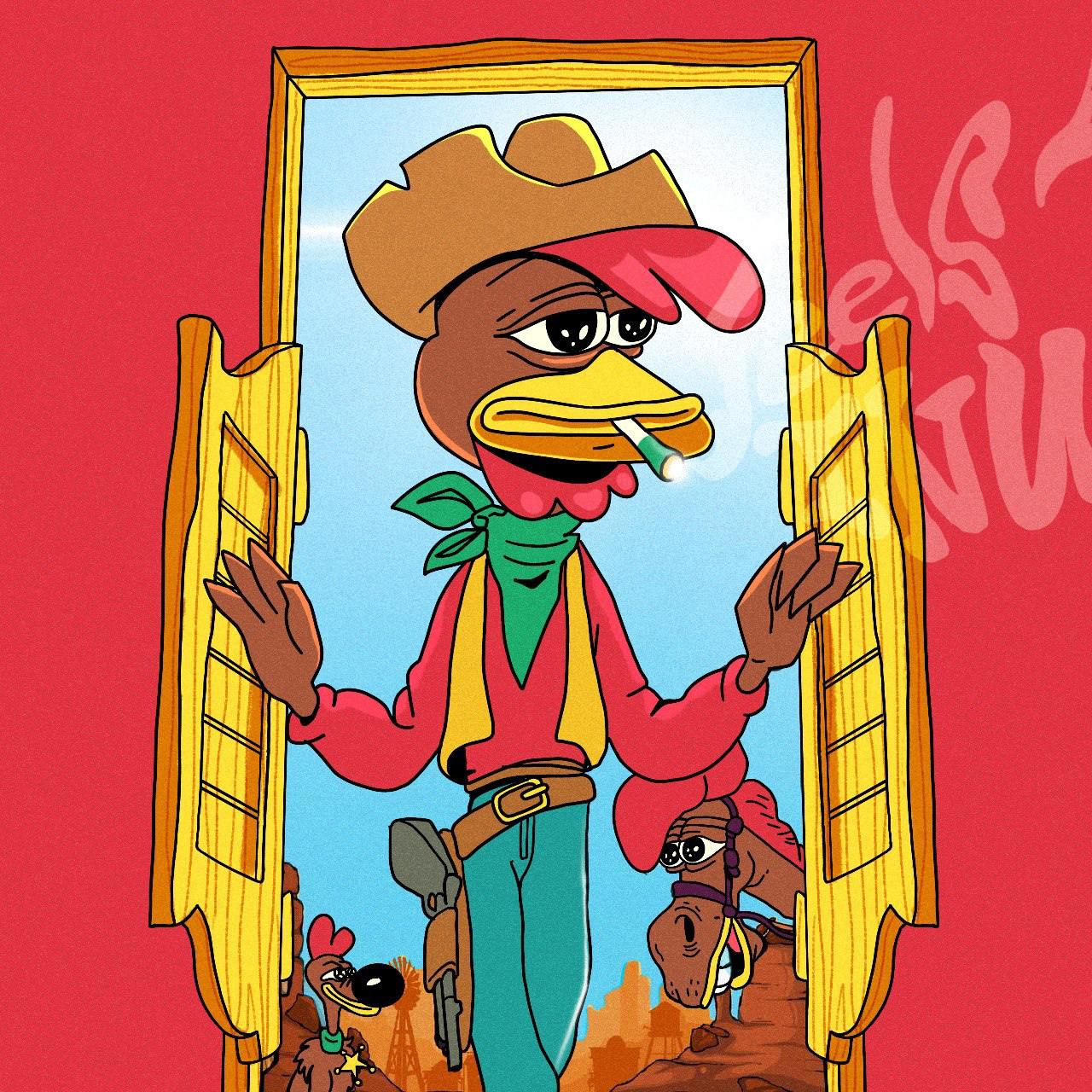 COQINU LUCKY LUKE Blank Meme Template