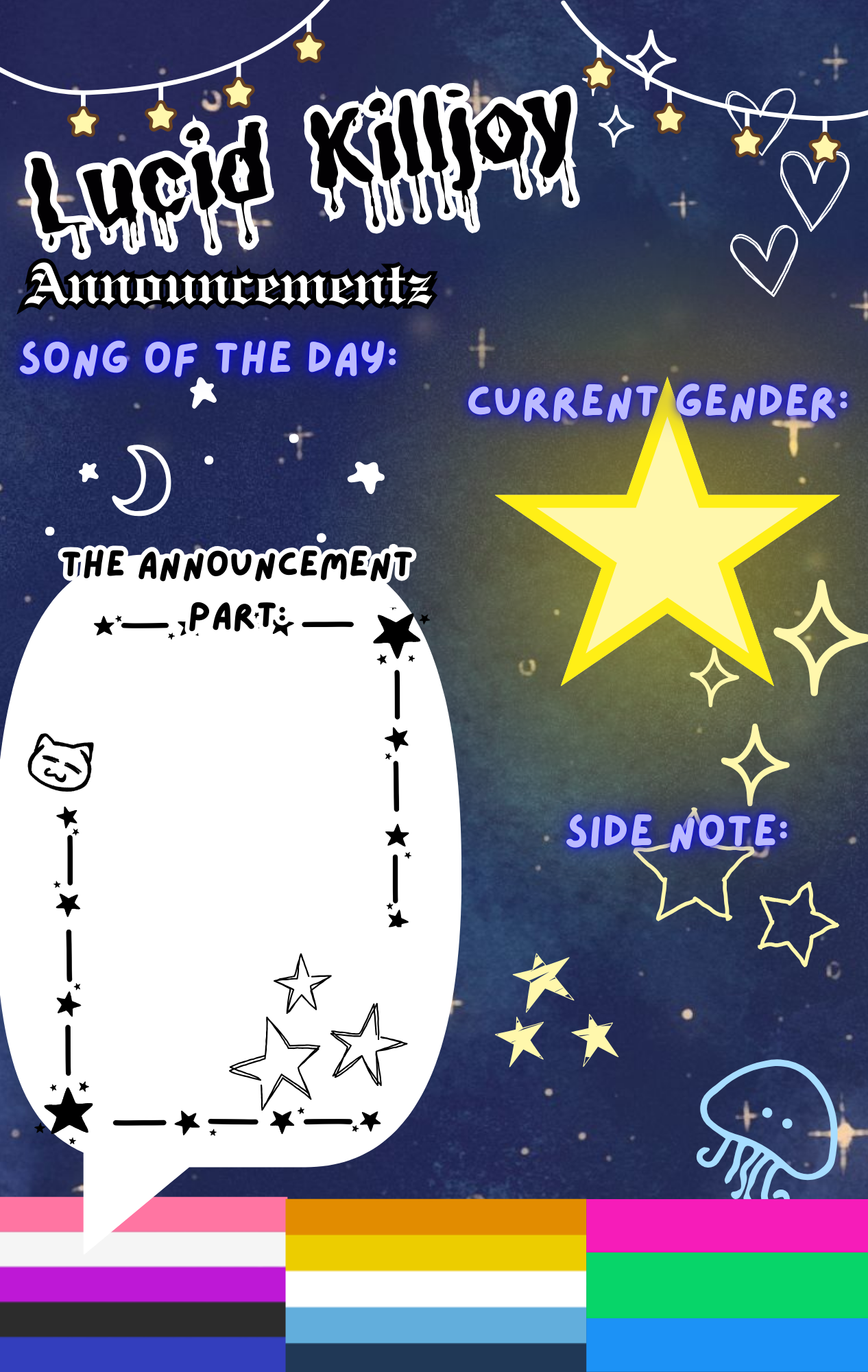High Quality Lucid's announcement temp Blank Meme Template