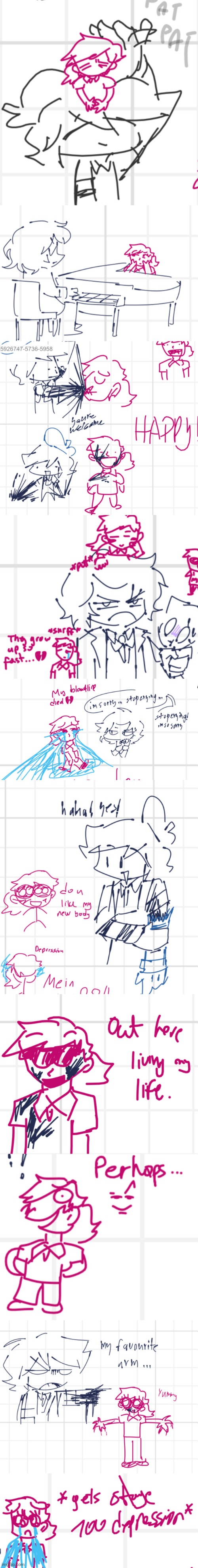 Ugly ass doodles i did with a friend of mine | made w/ Imgflip meme maker