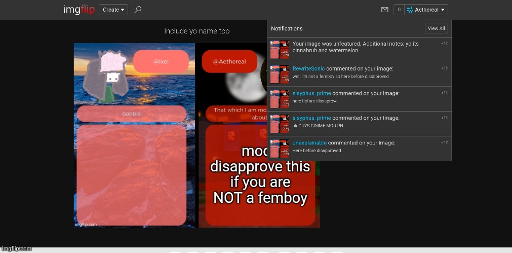 who's online the femboys or regular citizens should we boo them | made w/ Imgflip meme maker