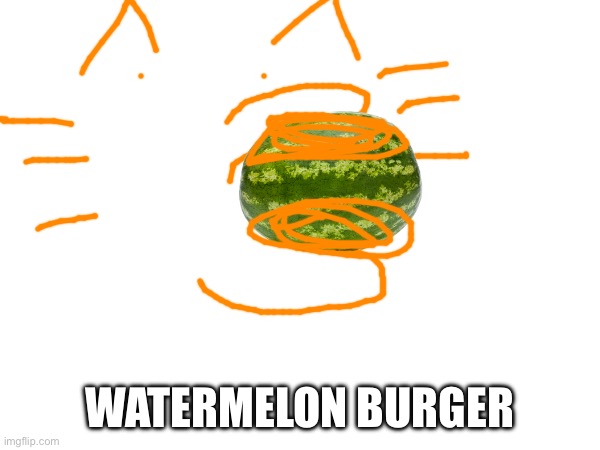 WATERMELON BURGER | made w/ Imgflip meme maker