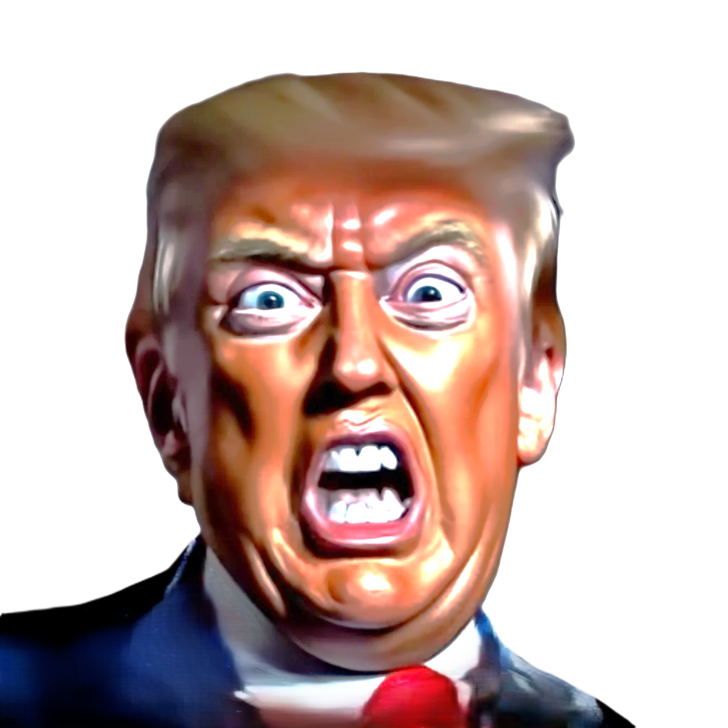 Scared Trump Blank Meme Template