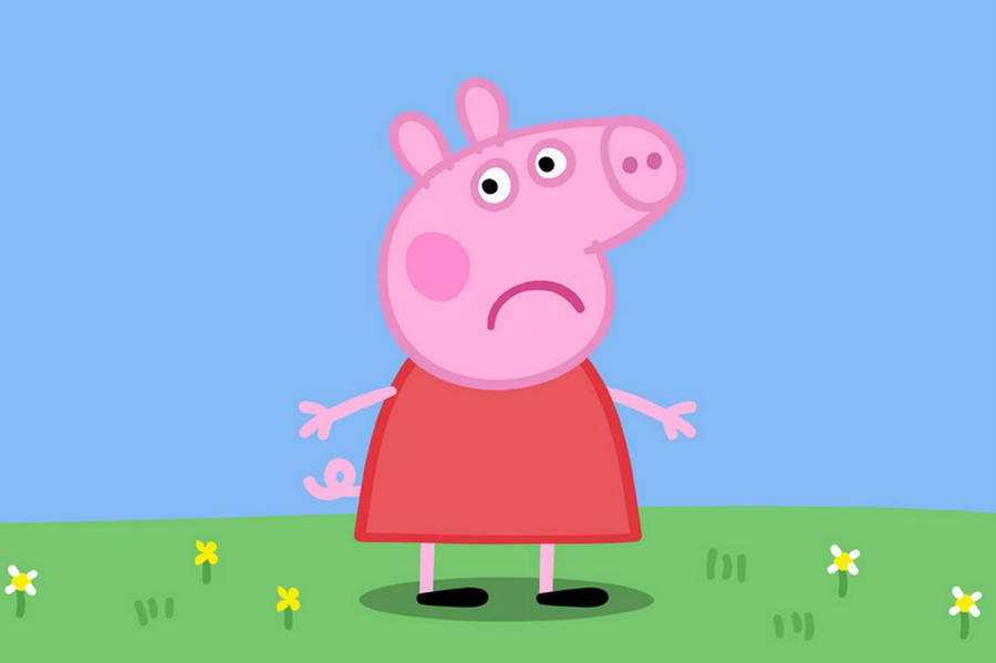 Sad peppa Blank Meme Template