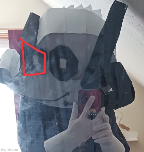 It says "Dob" , it's 3d | made w/ Imgflip meme maker