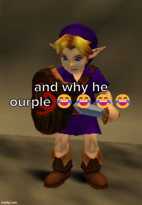 and why he ourple 😂😂😂😂 | made w/ Imgflip meme maker