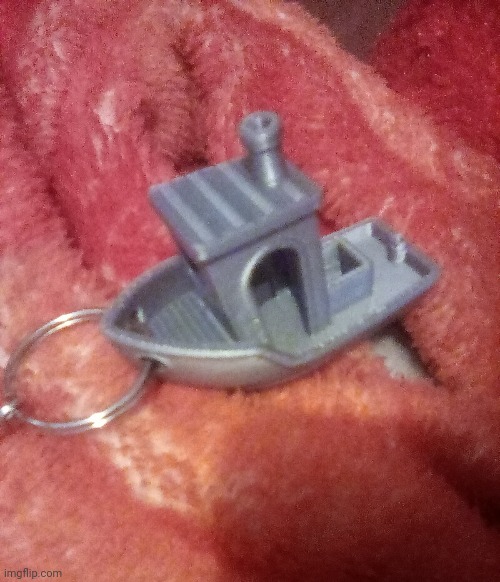 3d printed boat my friend gave me | made w/ Imgflip meme maker
