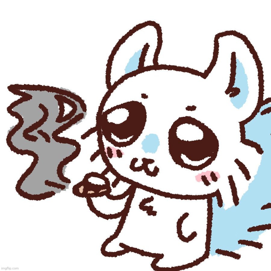 i drew momonga smoking a blunt | made w/ Imgflip meme maker