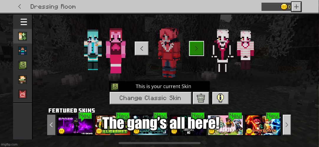 The arsenal is here! (I know that I have a few Hazbin chars but hear me out) | The gang’s all here! | made w/ Imgflip meme maker